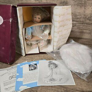 Ashton Drake "Every Cloud Has A Silver Lining" Porcelain Doll Cindy McClure 1992